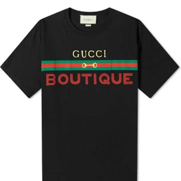 Gucci Other - Gucci Boutique Print Cotton T-shirt